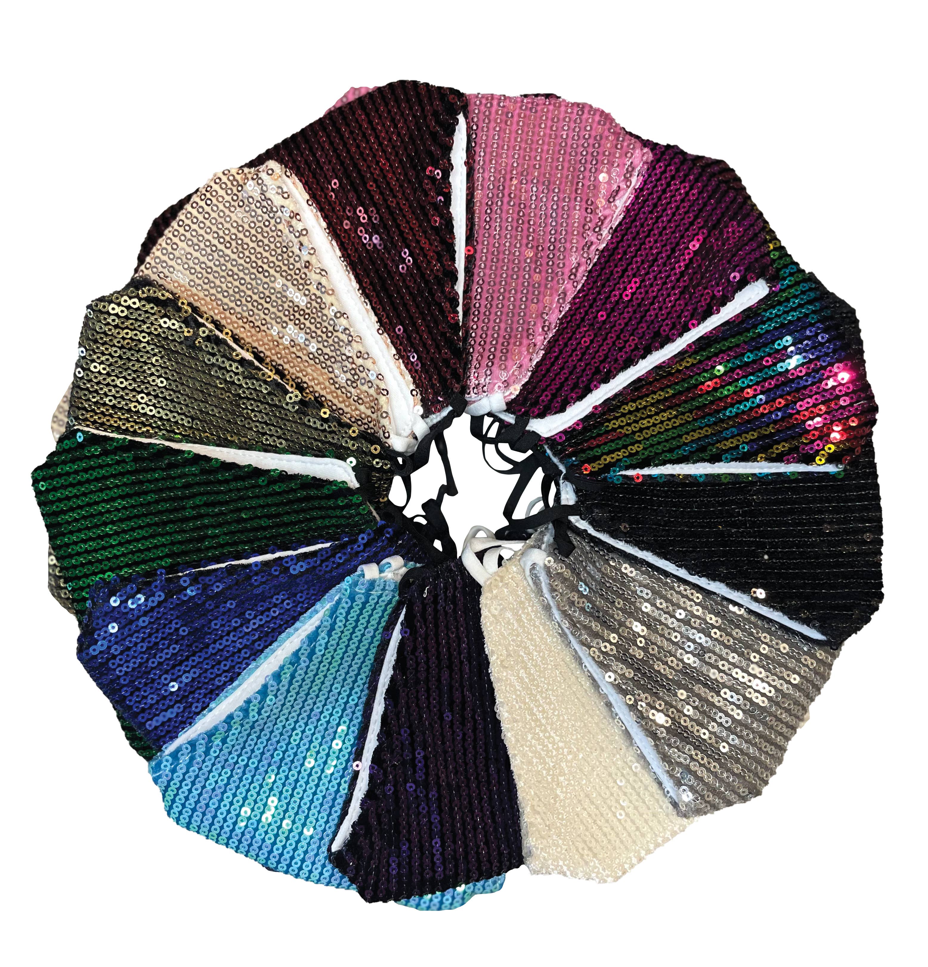 Sparkly Bling Face Mask, 3 Ply Sequin Face Mask