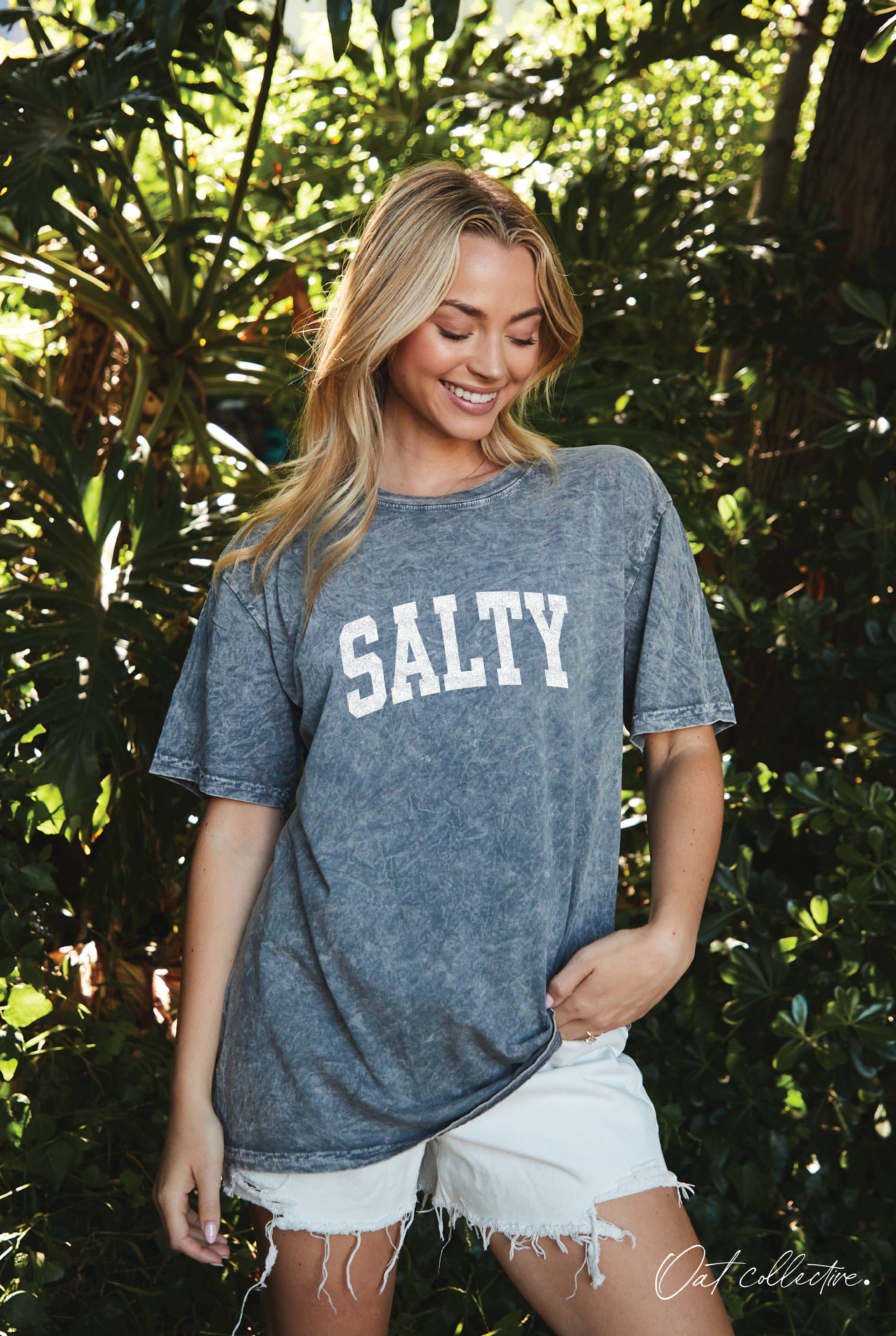 Salty Oversized Graphic Top