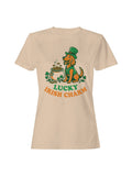 St. Patrick's Day Lucky Irish Charm Dog Women's Tee