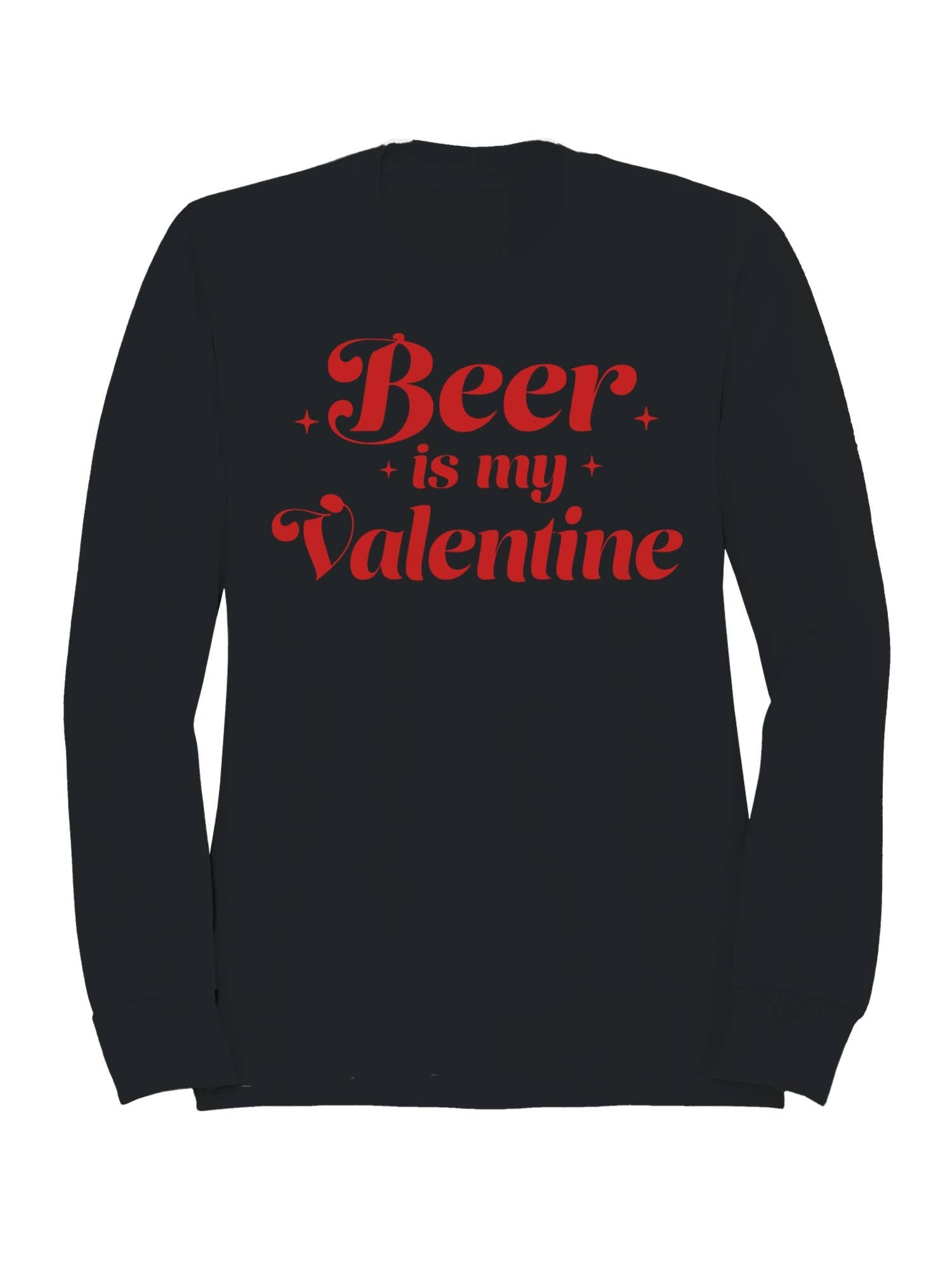 Beer Is My Valentine Design Women's Sweatshirt