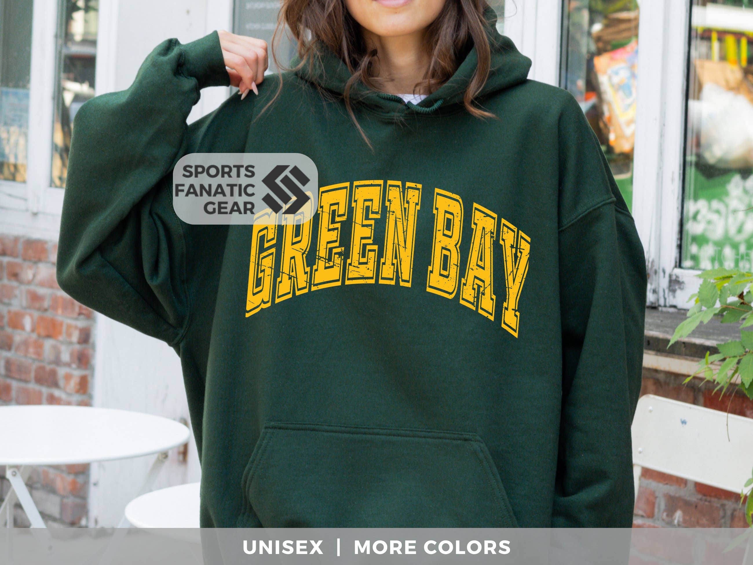 Green Bay Vintage Football Sweatshirt - 80s Retro Style