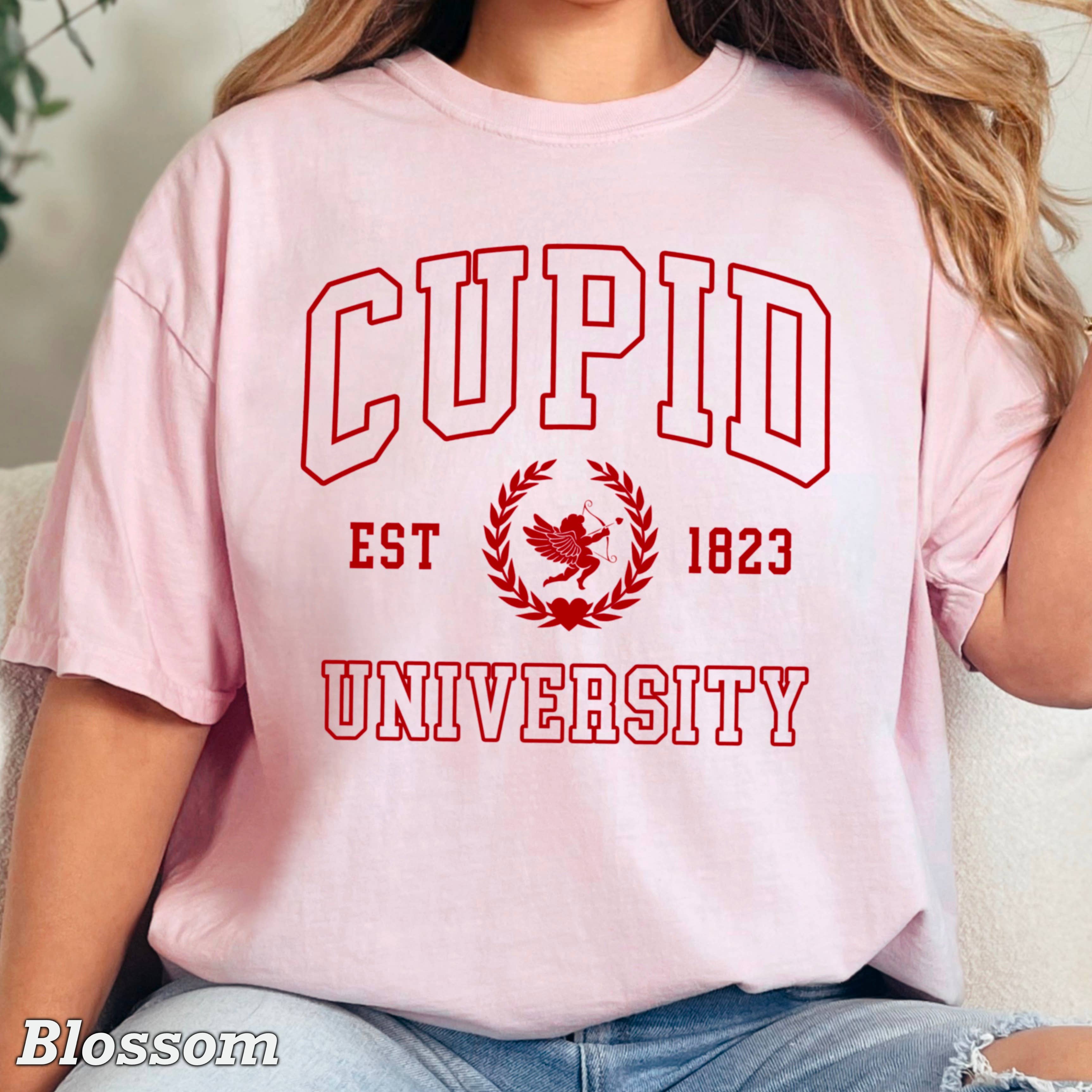 Cupid University Valentine’S Day Shirt | Comfort Colors