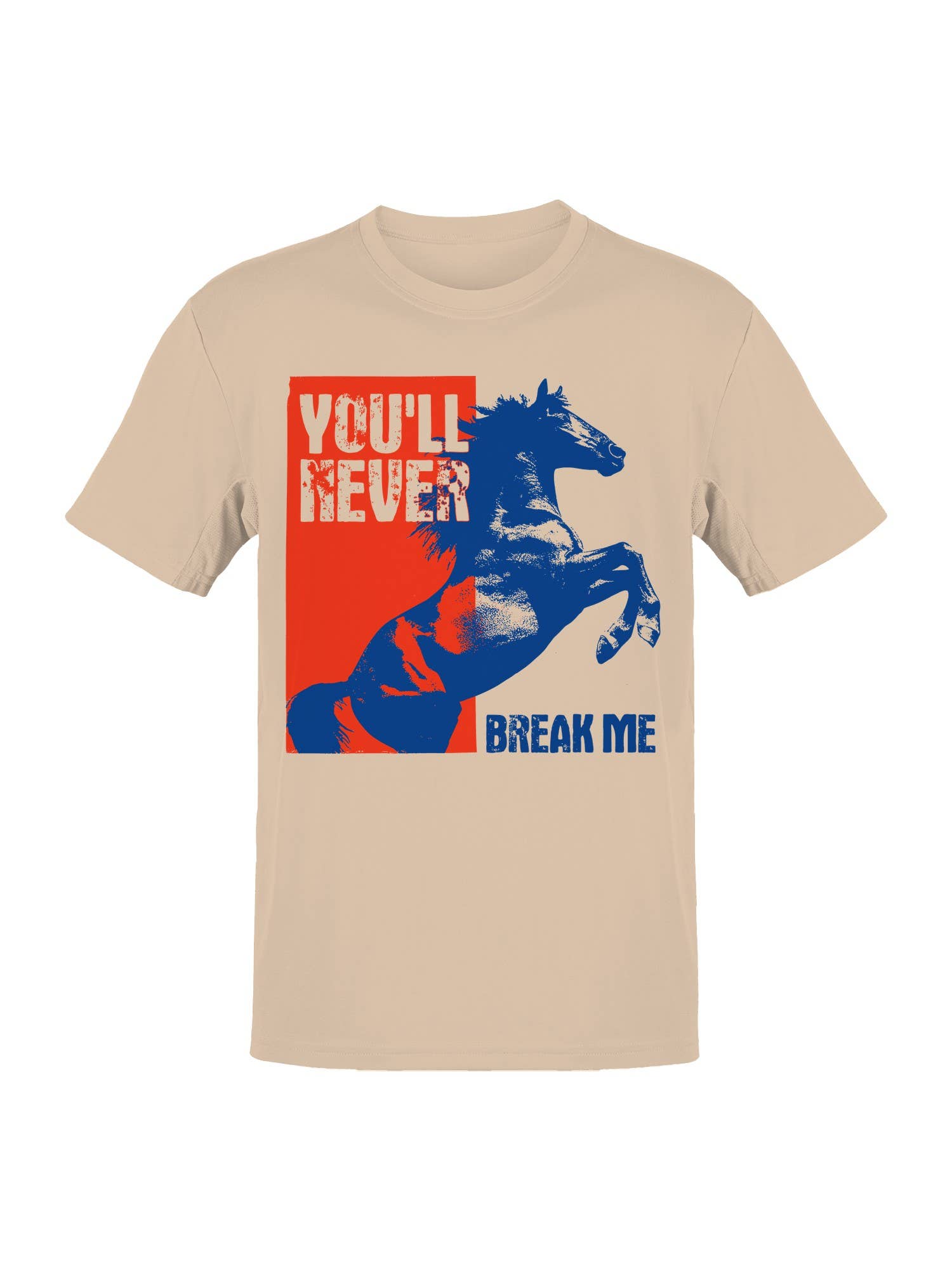 Unbreakable Spirit Horse Design Men's T-Shirt