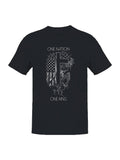 One Nation One King Tribute Art Men's T-Shirt