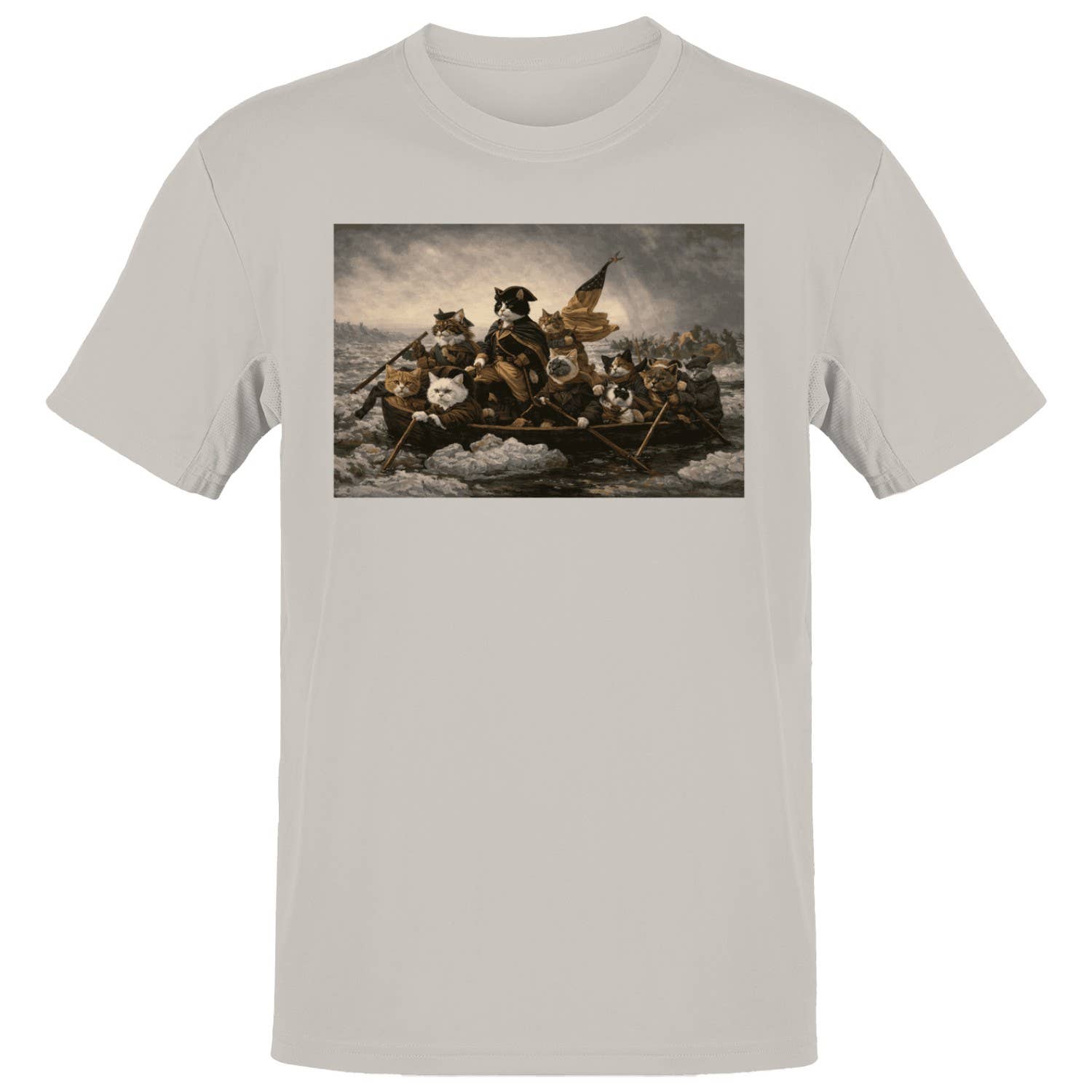 Revolutionary Cats Men's T-Shirt Ice Grey