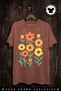Grow Together Flowers Graphic Top