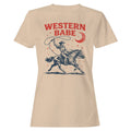 Western Babe Rodeo Women's T-Shirt Natural