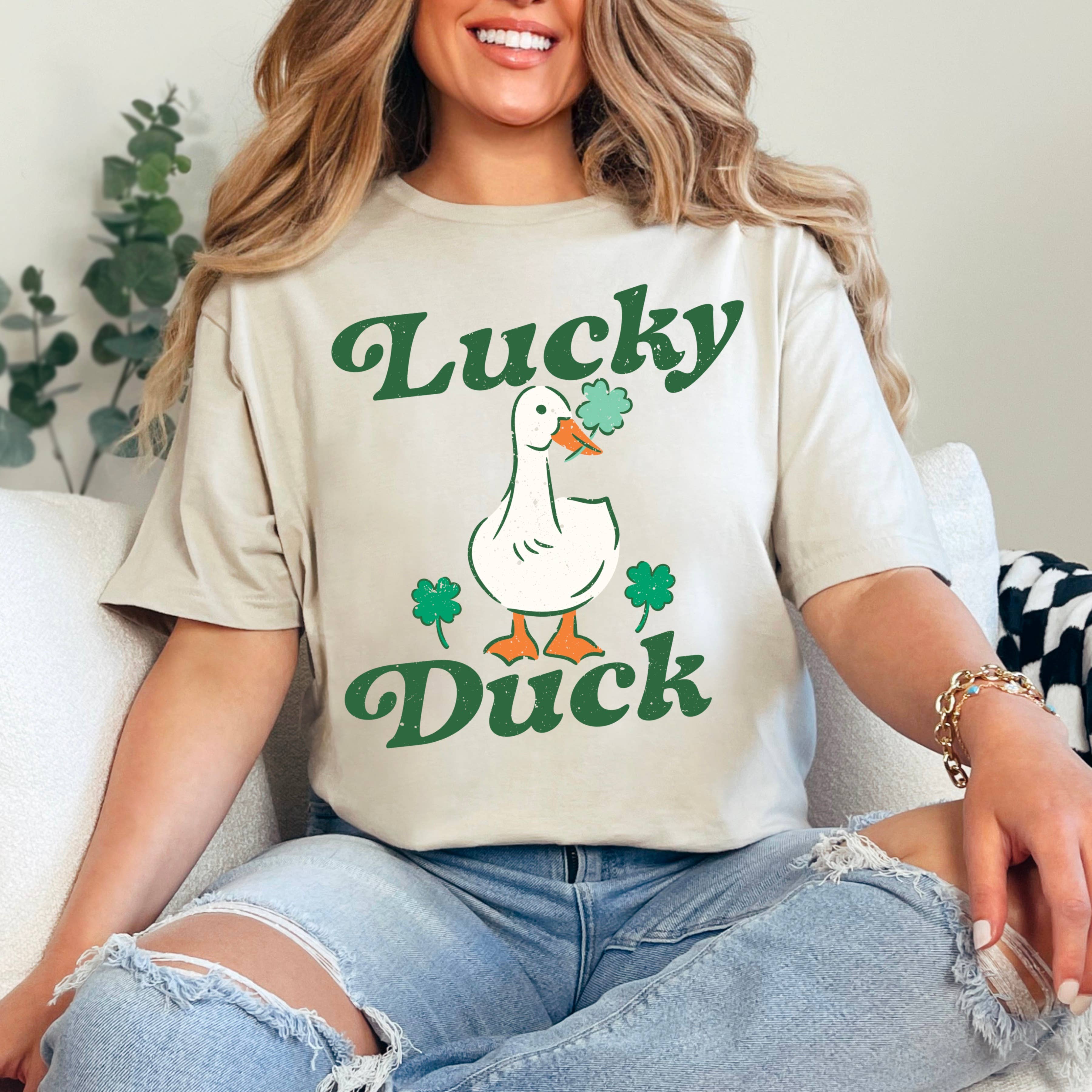 Lucky Duck St. Patrick’S Day Graphic Shirt | Gildan