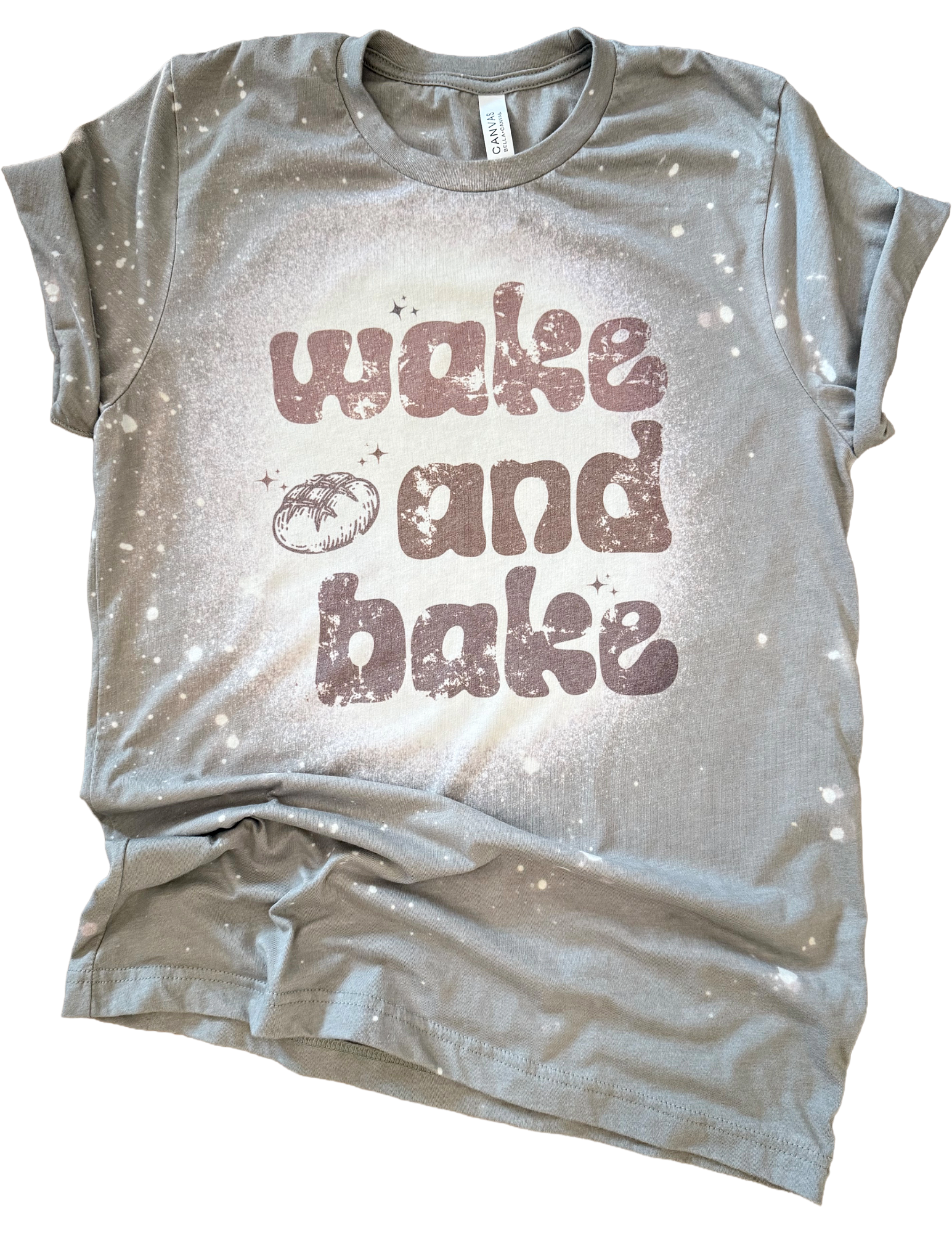 Wake and Bake Bleached Tee