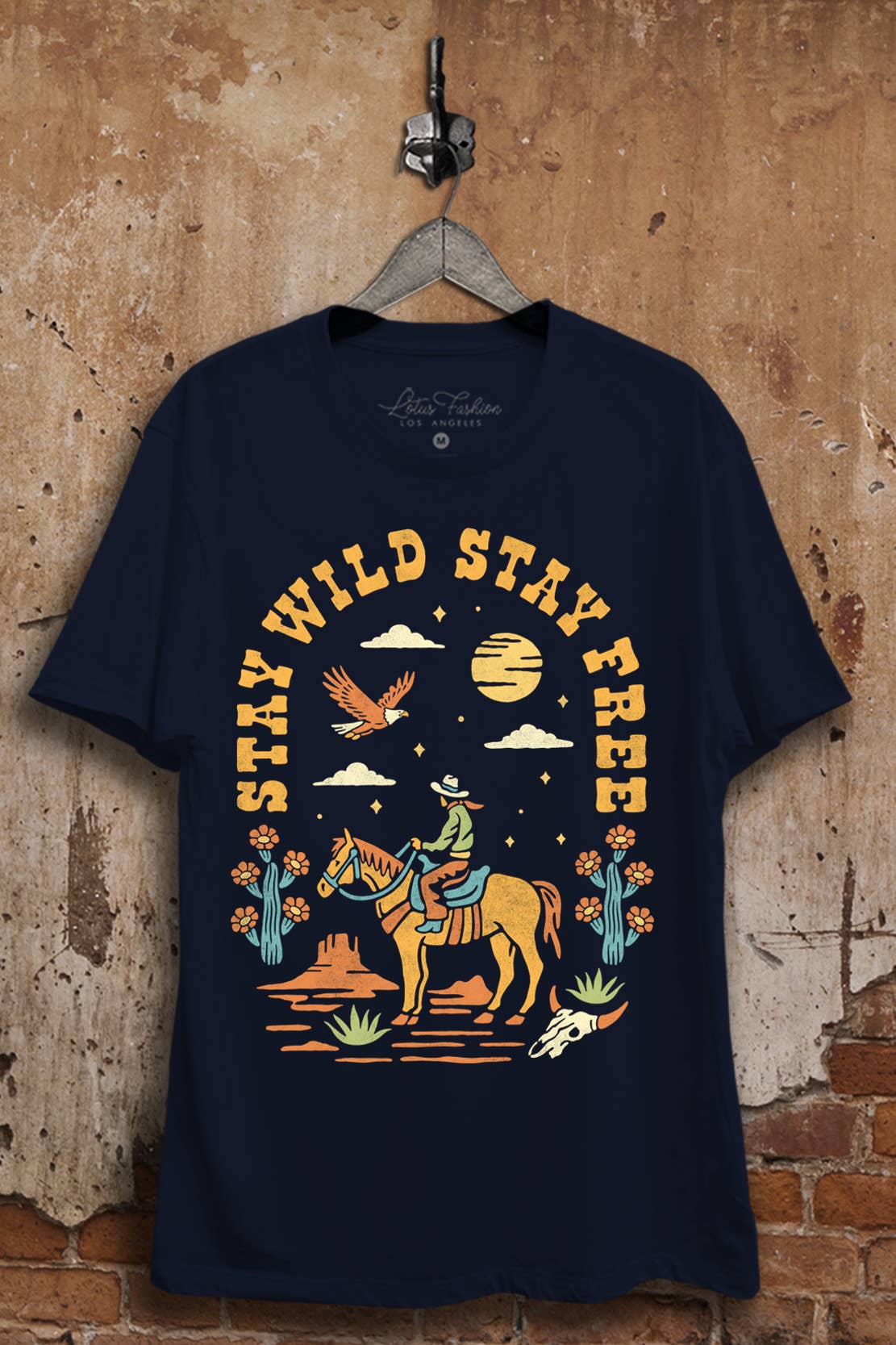 Stay Wild Stay Free Graphic Top