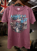 Arizona Bike Rally 1985 Vintage Unisex Distressed T-Shirt
