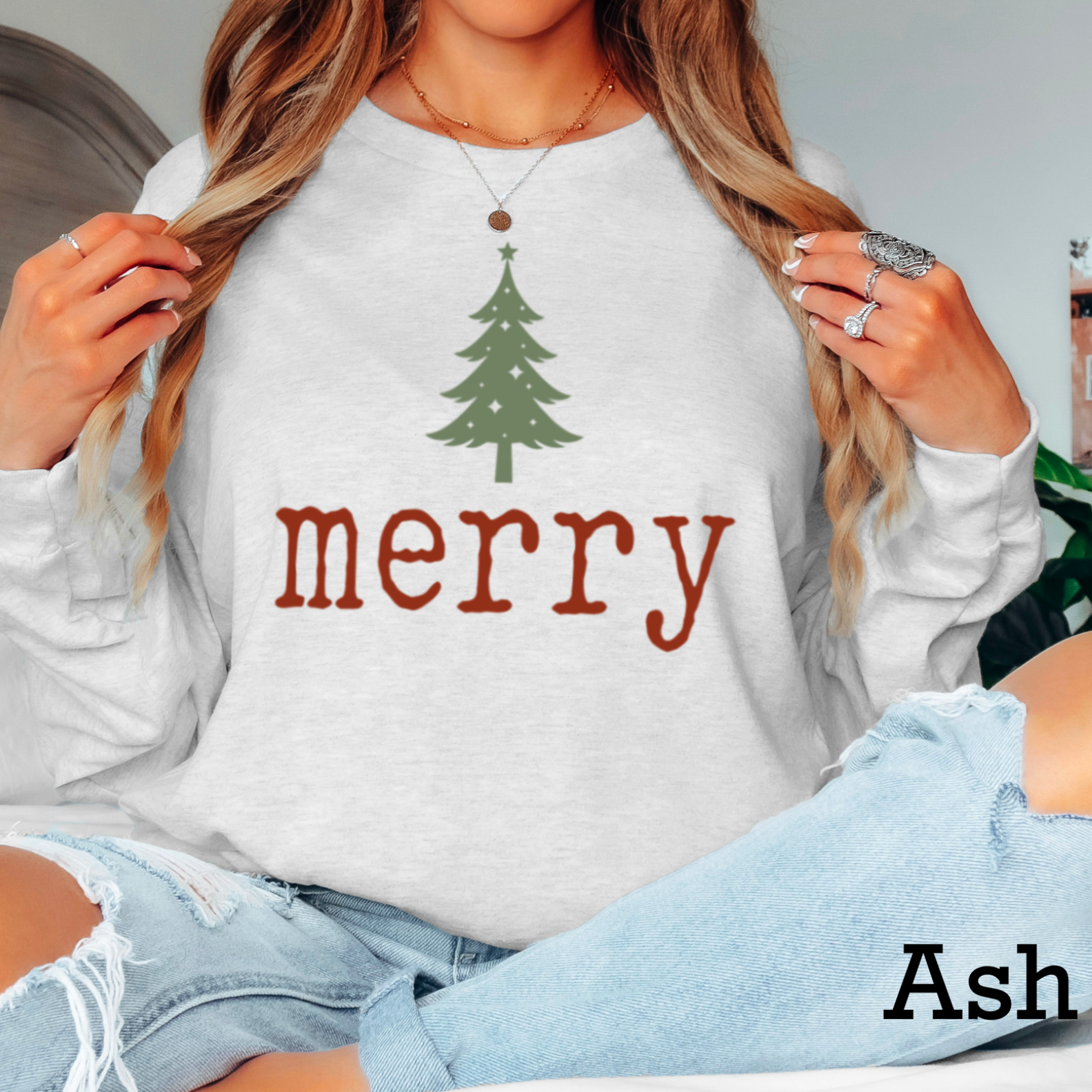 Merry Christmas 2025 Long Sleeve Shirt | Gildan