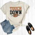 Football Touchdown Season Faux Glitter Graphic Tee