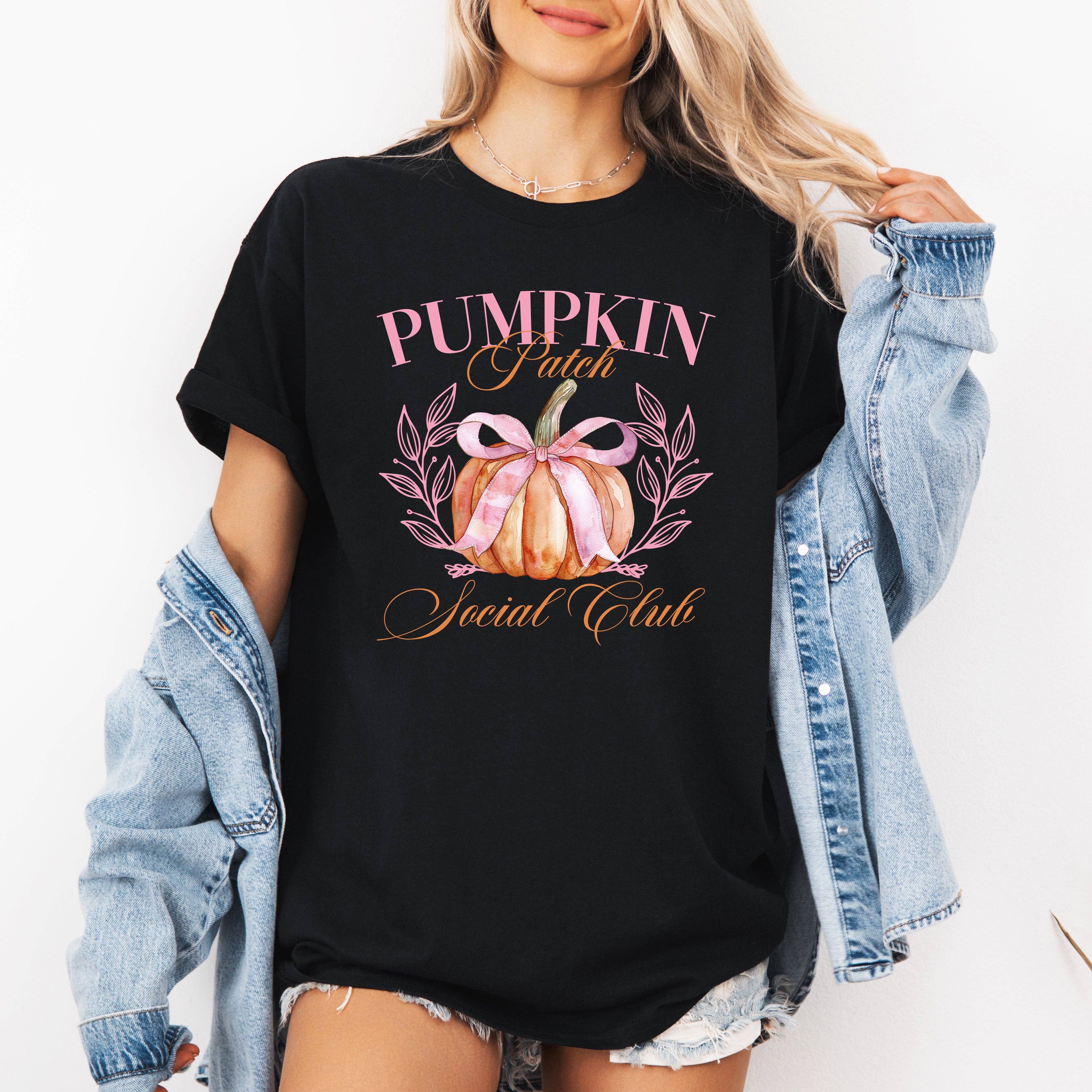 Pumpkin Patch Social Club, Autumn, Fall, Tshirt
