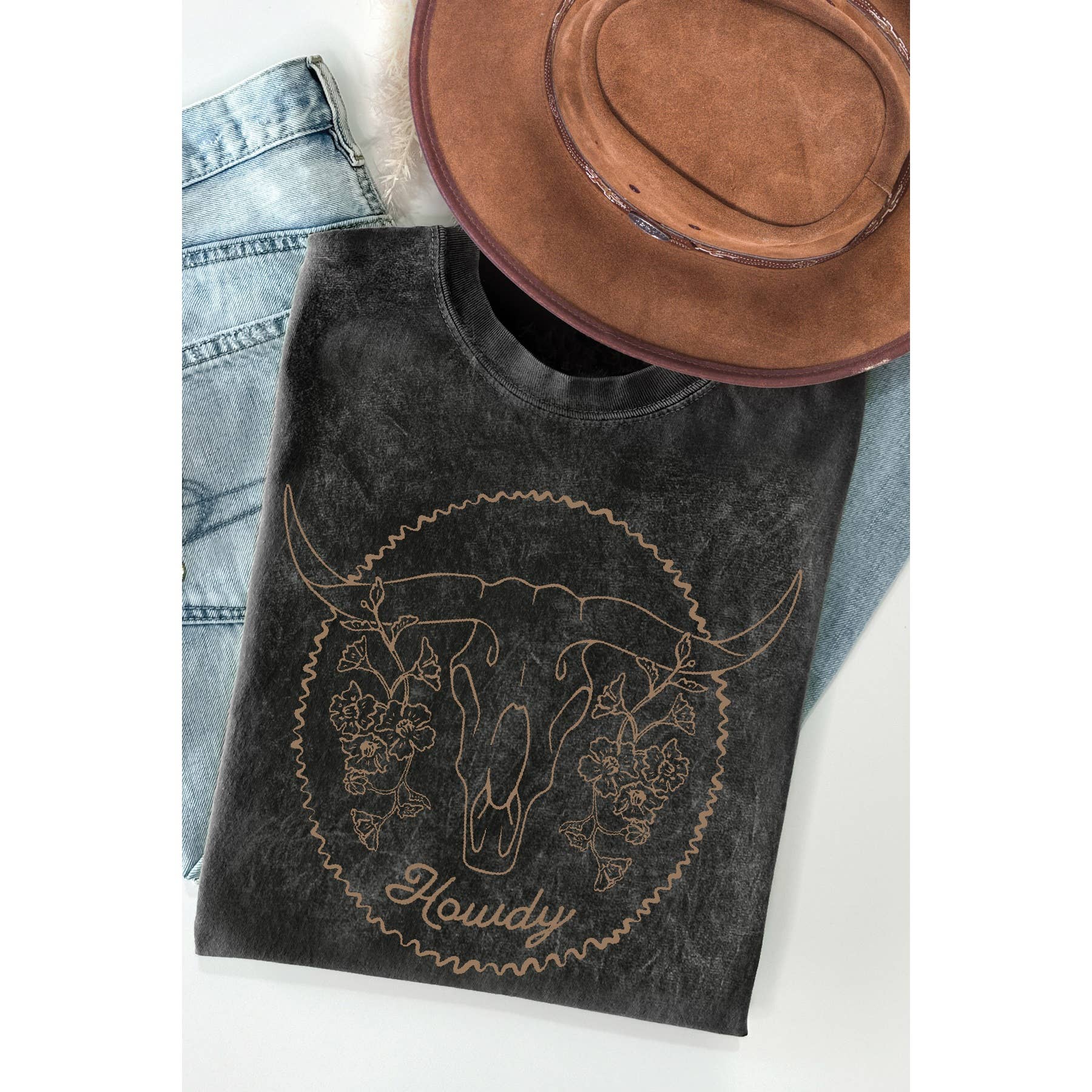 Howdy Mineral Washed T Shirt