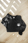 Touchdown Football  Mineral Washed Long Sleeve Graphic