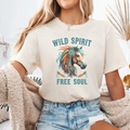 Wild Spirit Free Soul Painted Pony Graphic Tee