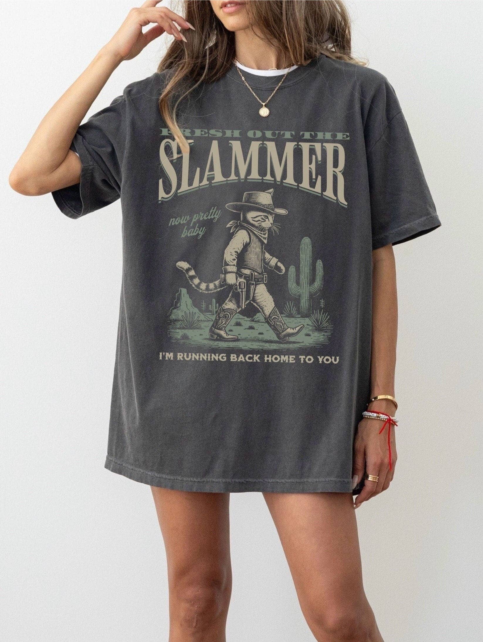 Out the Slammer Shirt - Cowboy Aesthetic Gift For Her Tee