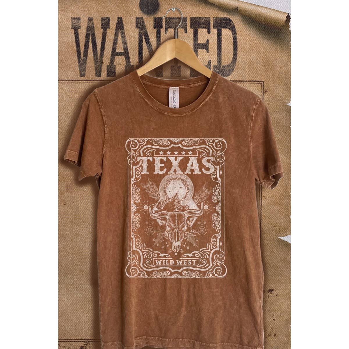 Texas Vintage  Mineral Wash Vintage  Graphic  Tee