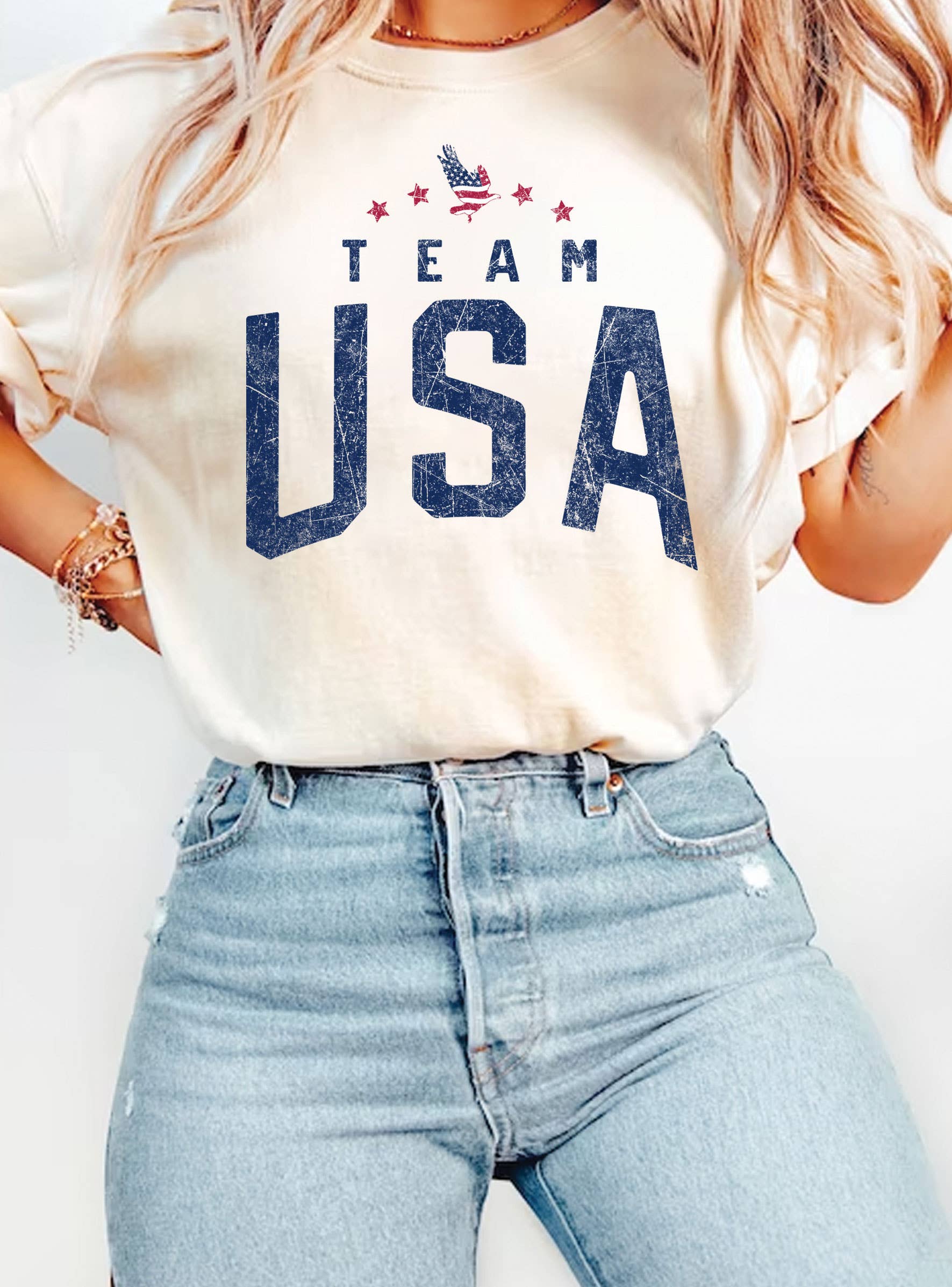 Team USA Eagle Graphic Tshirts