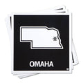 Omaha, Nebraska Outline Sticker