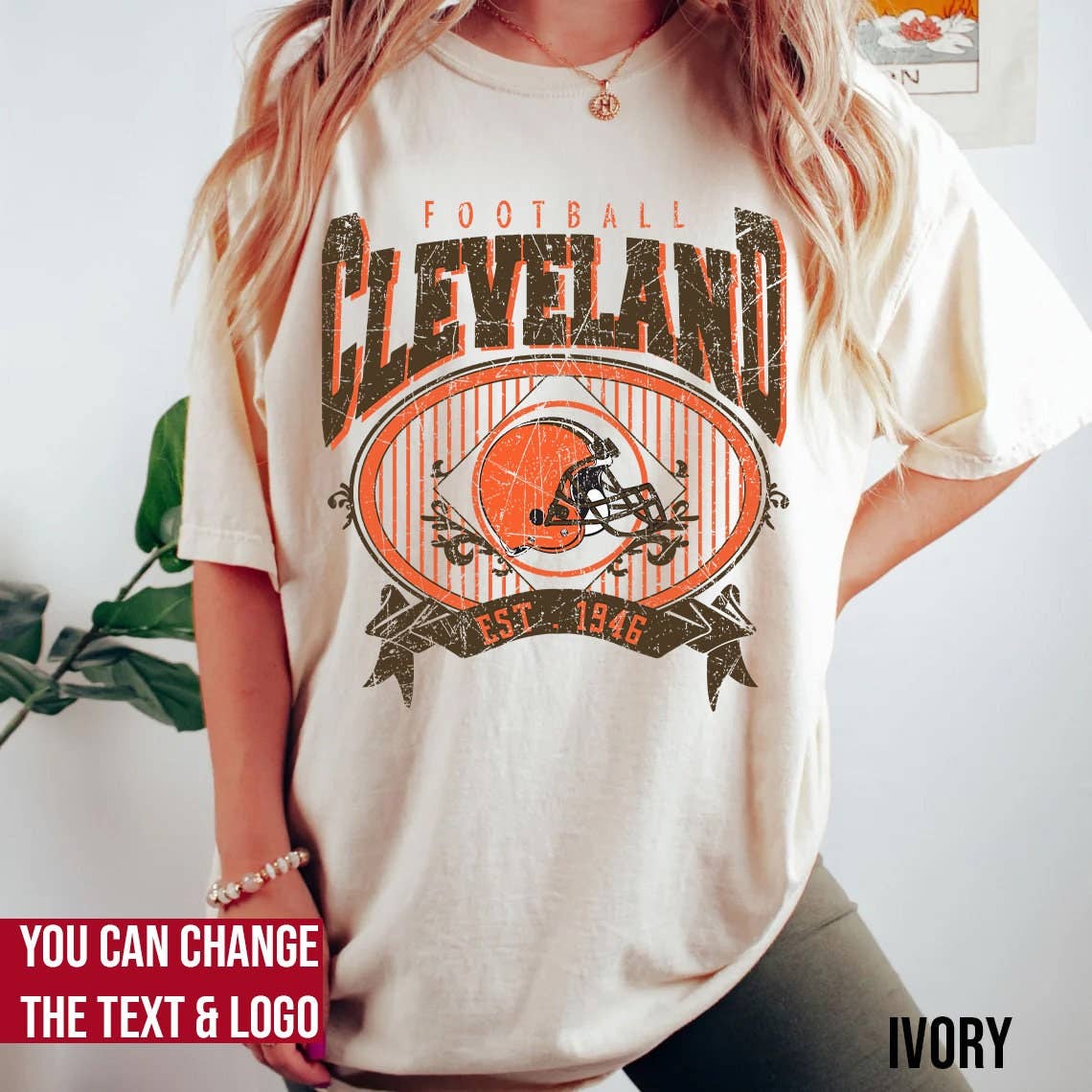 Comfort Colors Cleveland Football Shirt Vintage Sunday