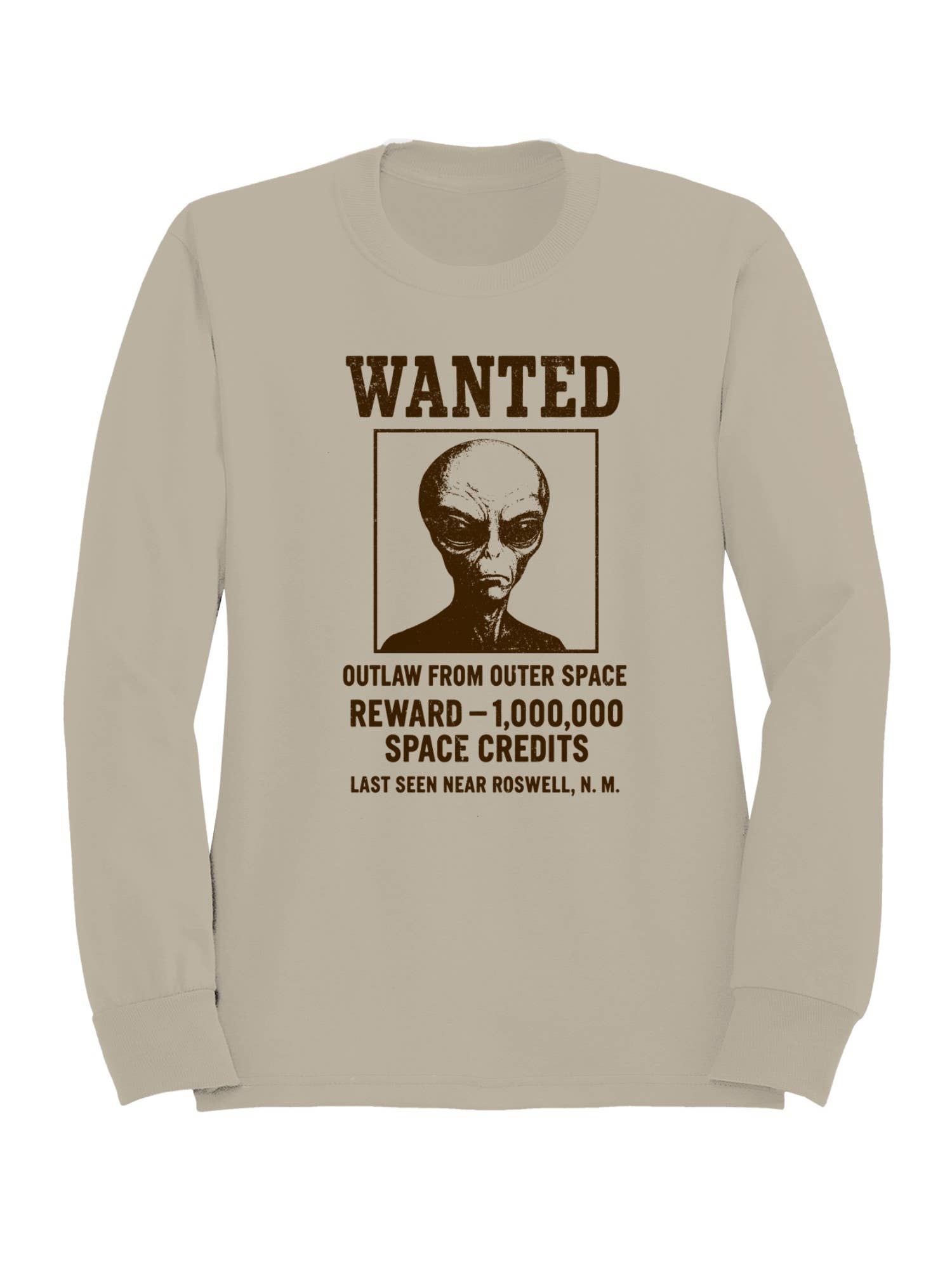 Wanted Alien: Outlaw from Space Men's Sweatshirt