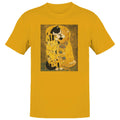 Klimt Inspired Cat Lovers Men's T-Shirt Gold
