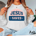 Jesus Saves Long Sleeve Christian Shirt