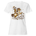 Saddle Up Cowgirl Western Women's T-Shirt White