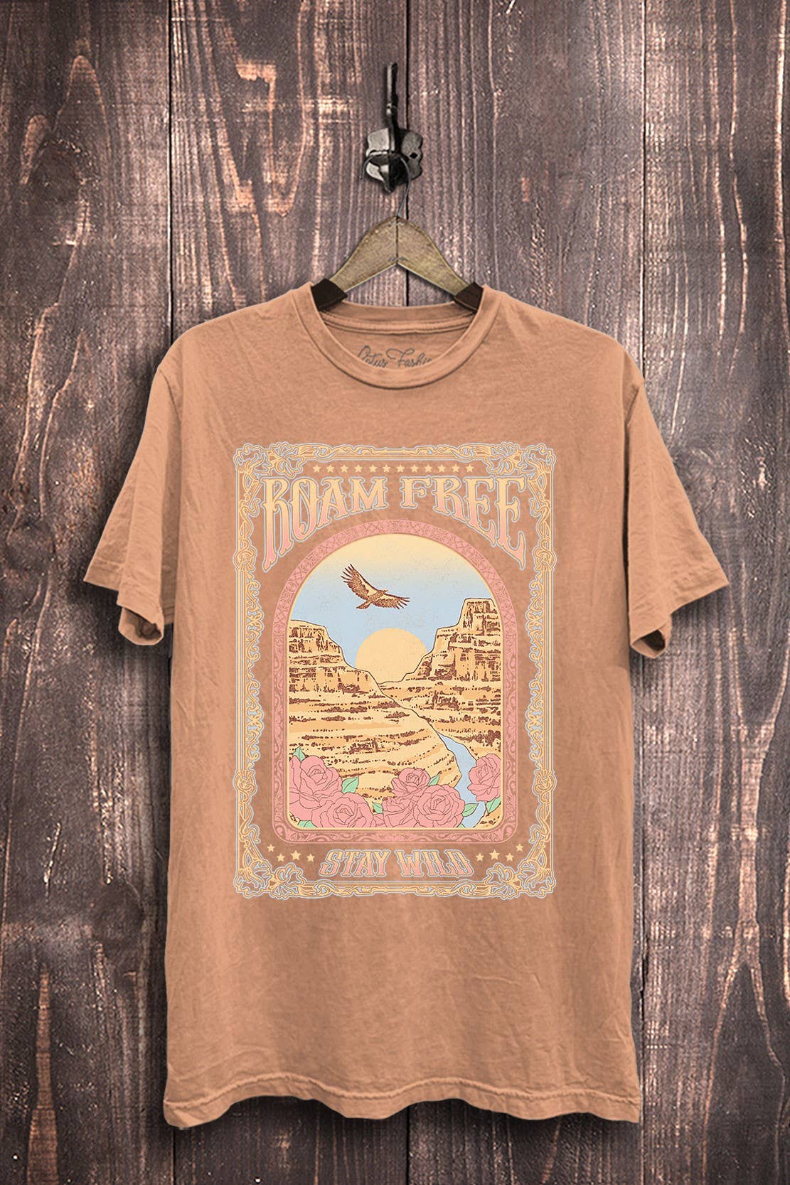 Roam Free Stay Wild Graphic Top