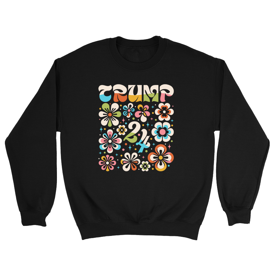 Trump 24 - Groovy Crewneck - 3063