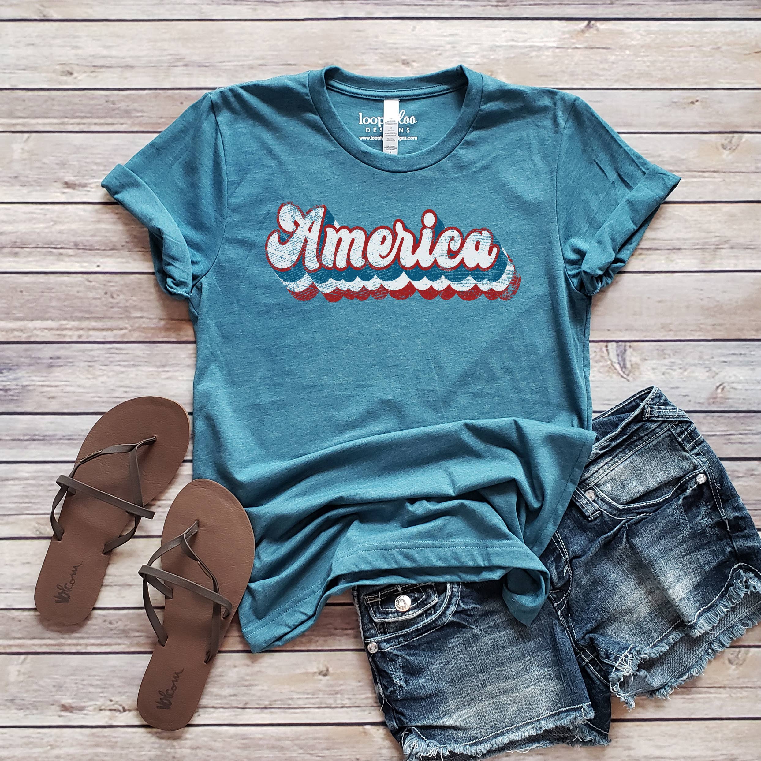 Retro America Tee | Sizes XS-2XL