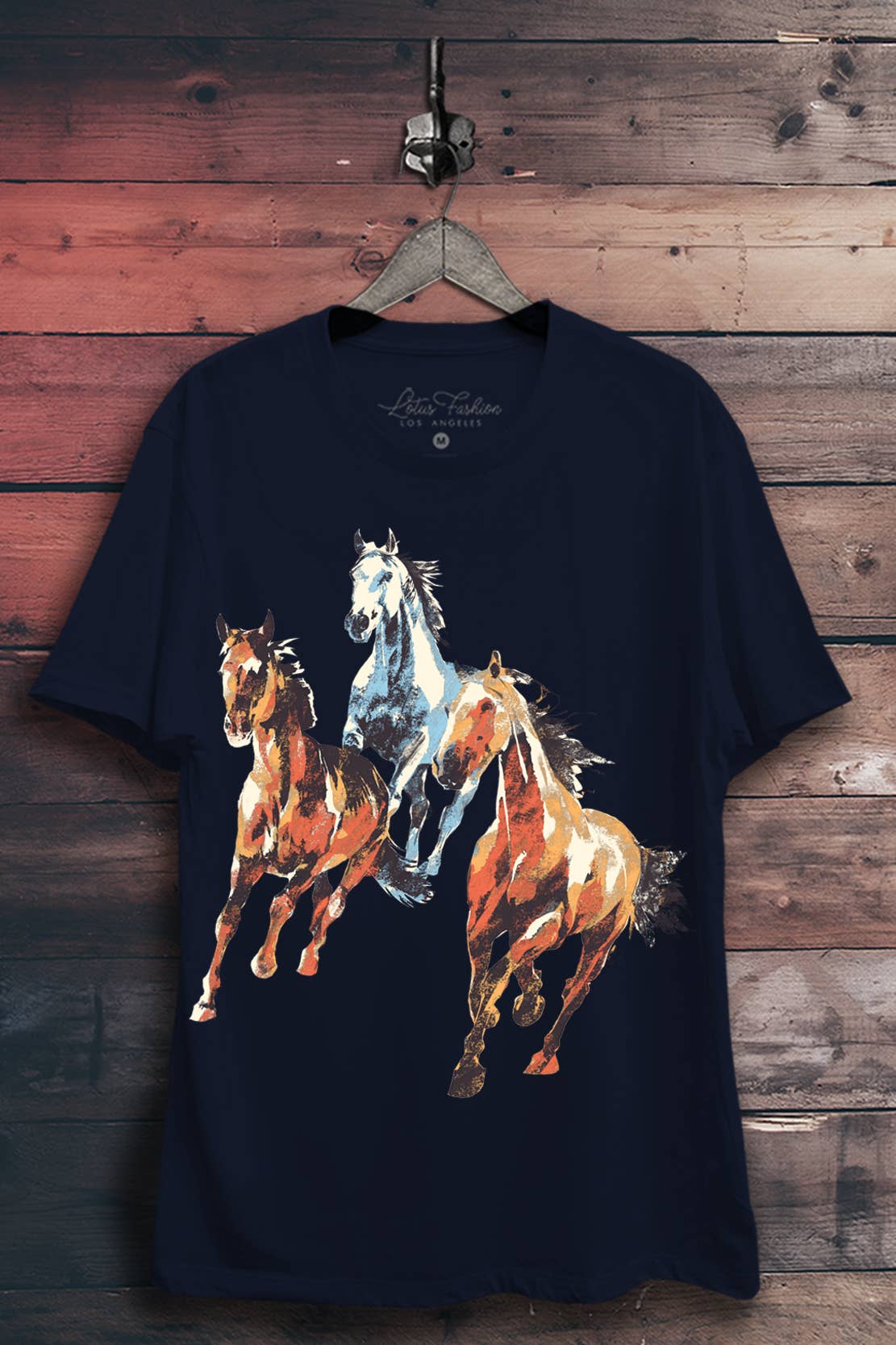 Wild Horses Graphic Top