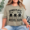 Home Plate Social Club Baseball Graphic Shirt Comfort Color