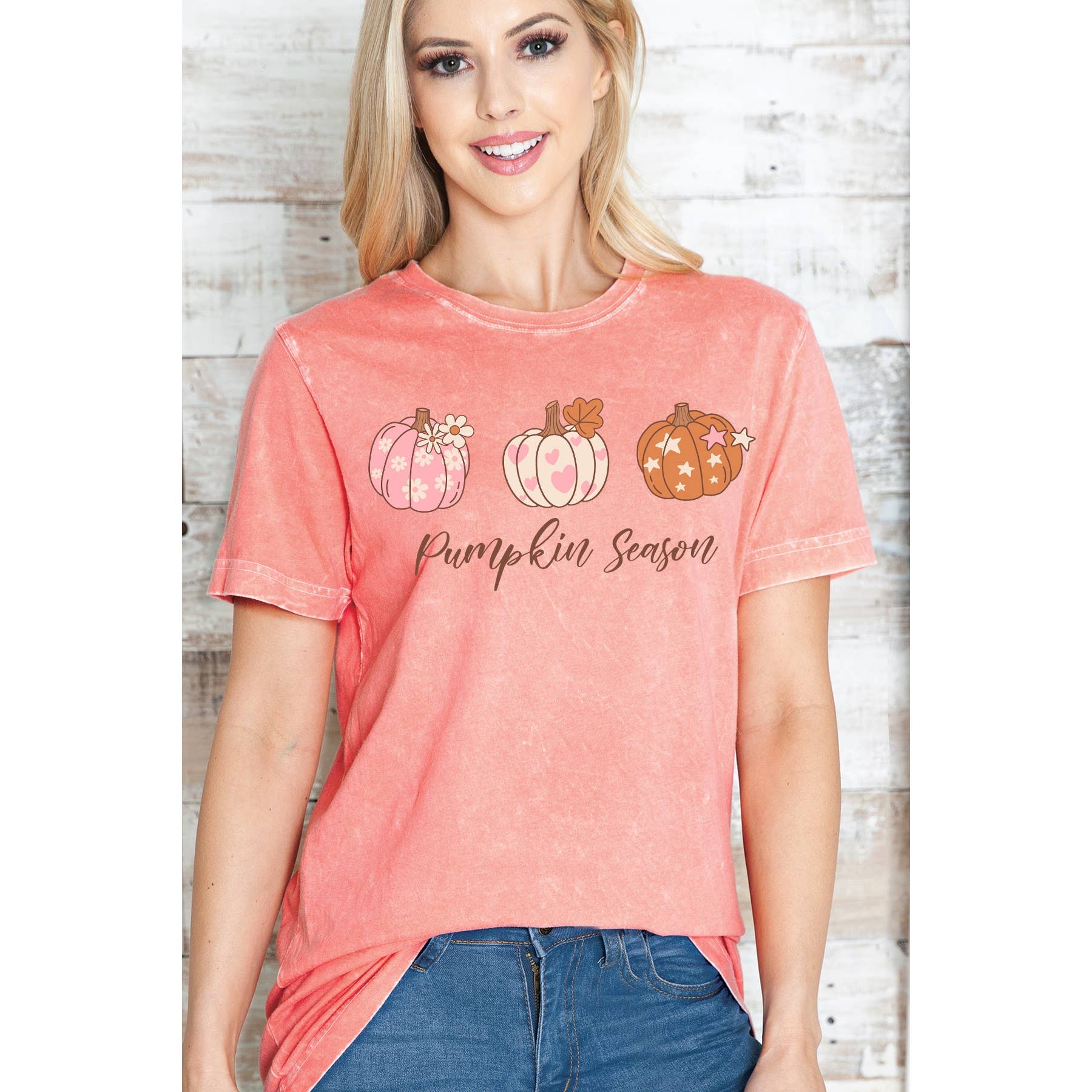 Pumpkin Season - Mineral Wash T Shirt