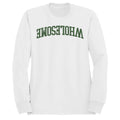 Wholesome Arched Retro Typography Men's Sweatshirt