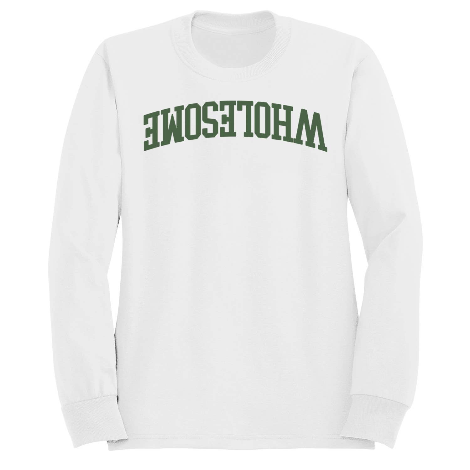 Wholesome Arched Retro Typography Men's Sweatshirt