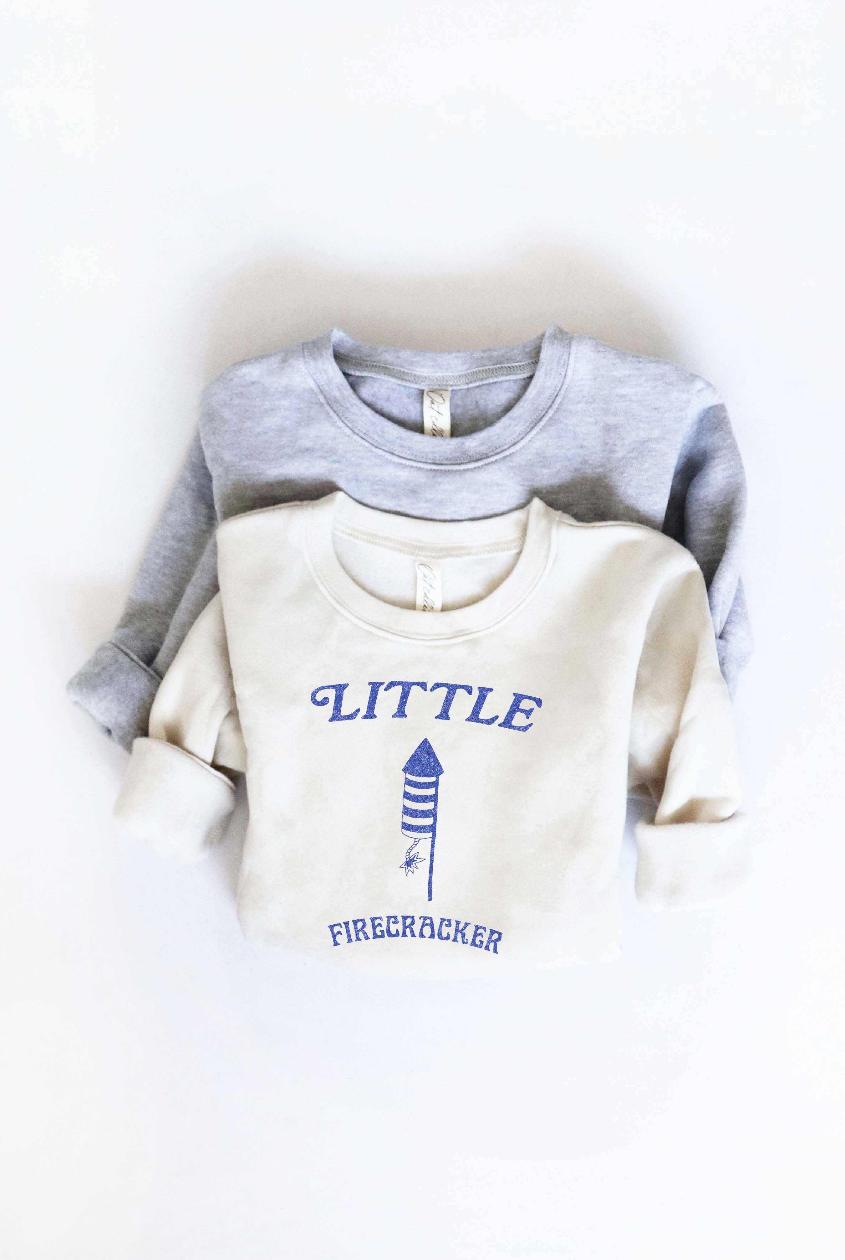 Little Firecracker Toddler Unisex Graphic Sweatshirt
