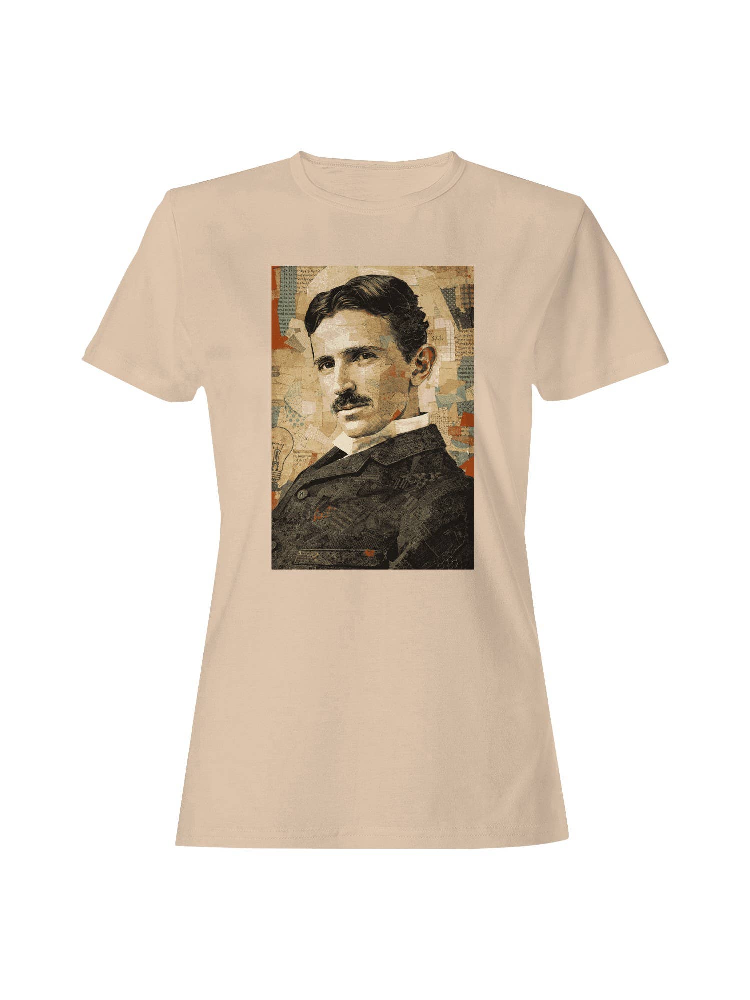 Inventor Vintage Collage Art Print Women's T-Shirt