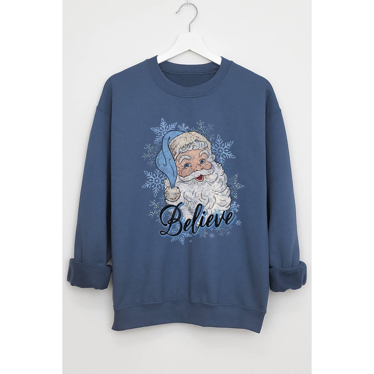 Believe Christmas  Vintage Graphic Sweatshirts