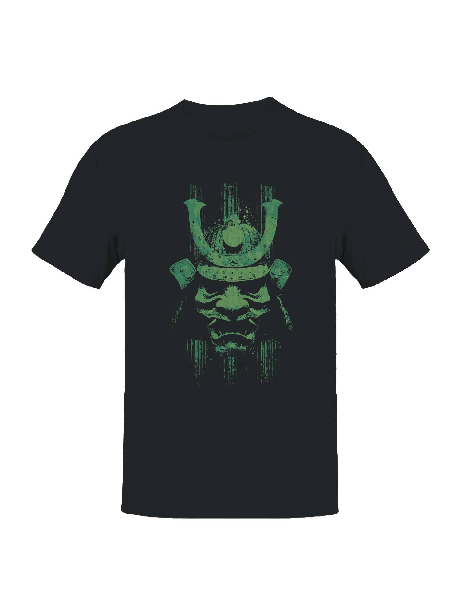 Samurai Warrior Mask Grunge Art Men's T-Shirt