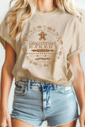 Gingerbread Bakery Mineral Graphic Terry Tshirts
