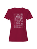 XR-55 "Cosmobuddy" Blueprint Design Women's T-Shirt
