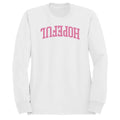 Hopeful Pink College Font Men's Sweatshirt