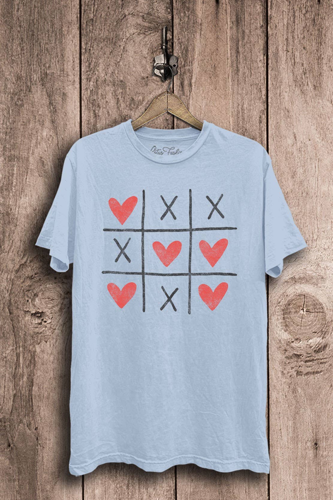 Tic Tac Toe Valentine Graphic Top