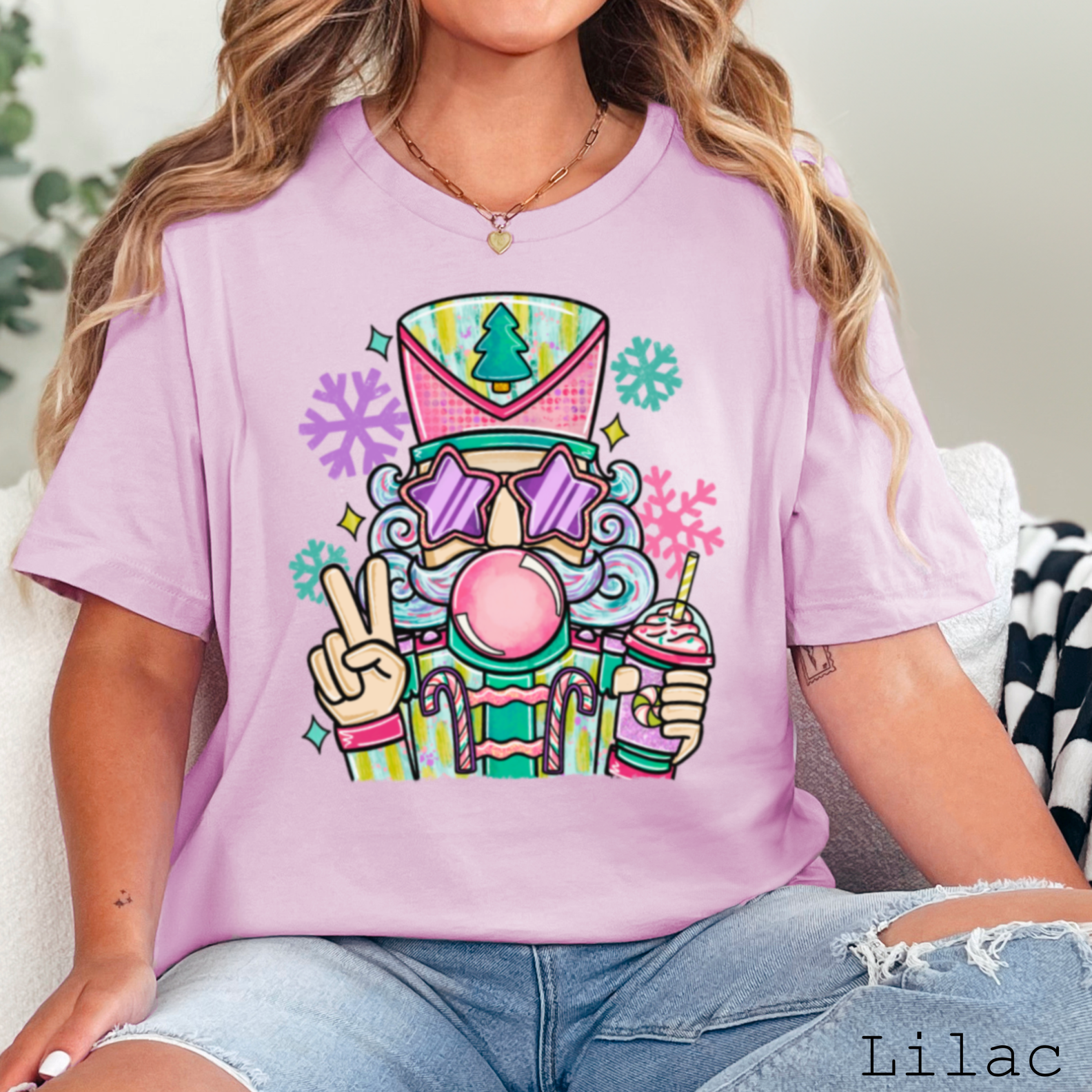 Preppy Nutcracker Christmas 2025 Graphic Tee | Bella Canvas