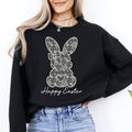 Faux Lace Bunny, Coquette, Happy Easter, Rabbit Sweatshirt