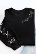 Nashville Music City Puff Graphic Brushed Sweatshirts