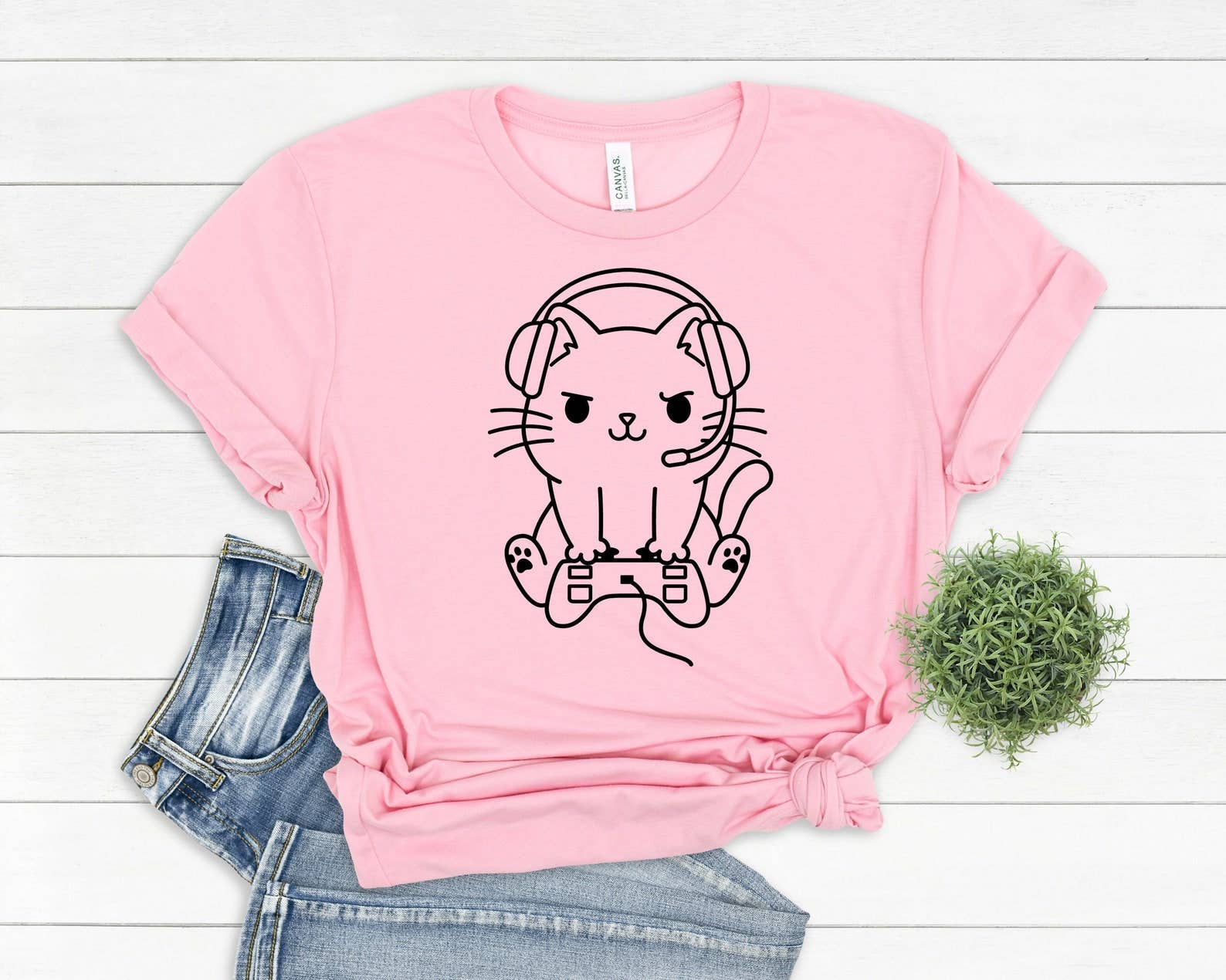 Gamer Cat T-Shirt